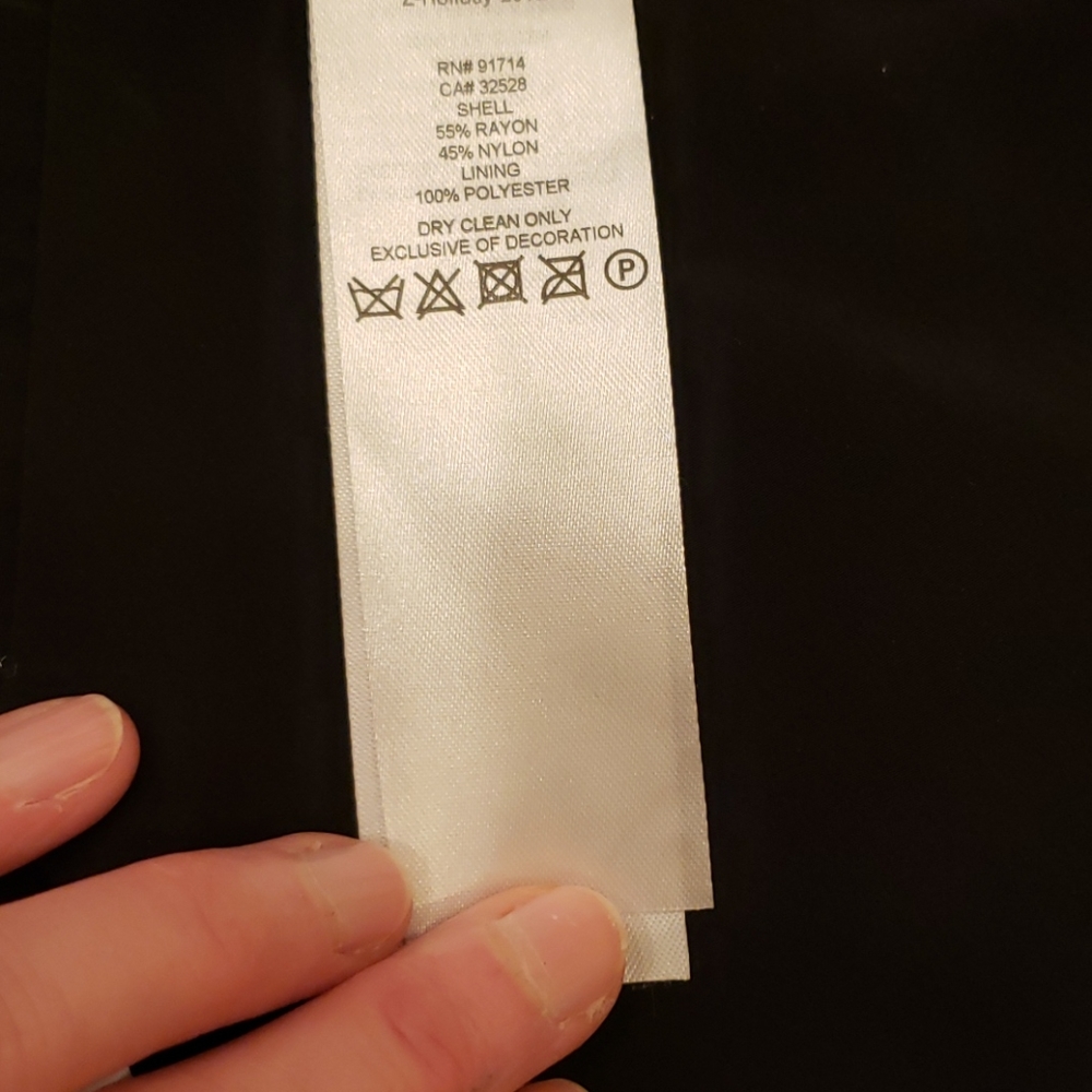 AX Armani Exchange Blue Lace Top Medium - Picture 7 of 7